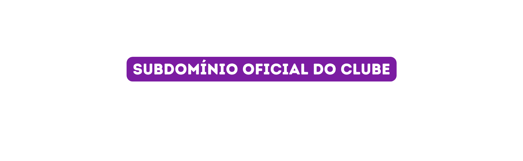 Subdomínio oficial do clube